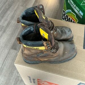 Cat -Steel Toed work boots. 🥾